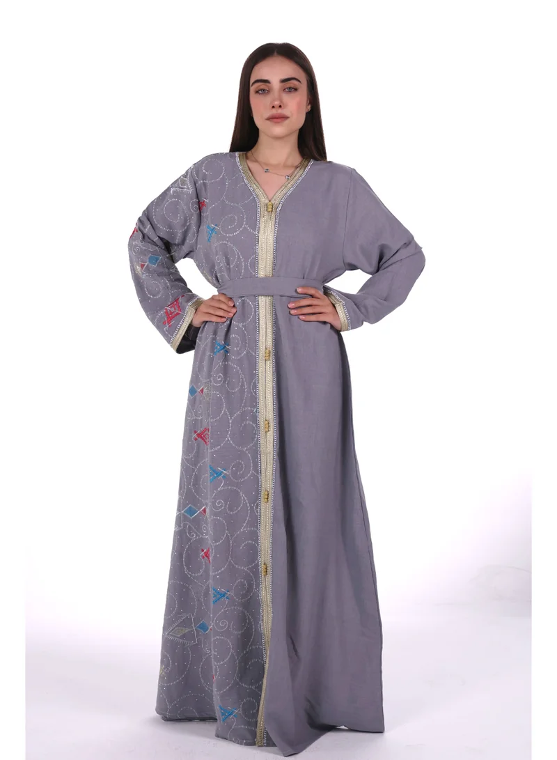 AL BENT AL SHARQIEH Mom & Daughter Embroidred jalabiya dress